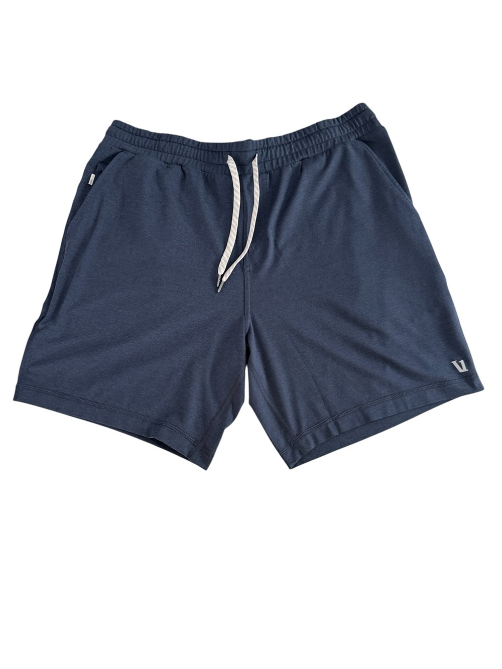 Vuori Men's Ponto Performance Shorts Blue XL 7" DreamKnit Athletic 36W